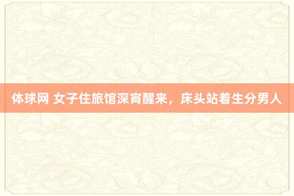 体球网 女子住旅馆深宵醒来，床头站着生分男人